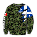 Custom Name XT Quebec 3D Printed Shirts NTN10042103