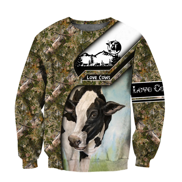 Cow 3d hoodie shirt for men and women DD11172002