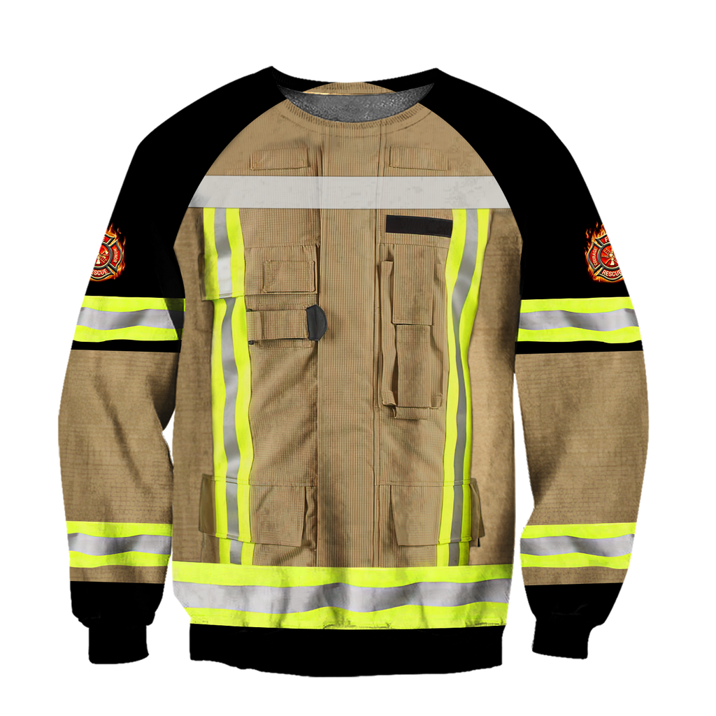 Customize QR Code Firefighter Hoodie For Men And Women MH17022101