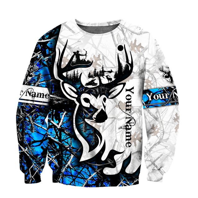 Deer Custom Name 3D Hoodie Shirt For Men And Women LAM