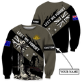 Personalized Australian Veteran 3D Printed Unisex Shirts TN