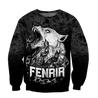 Premium Fenrir Wolf 3D All Over Printed Unisex Shirts