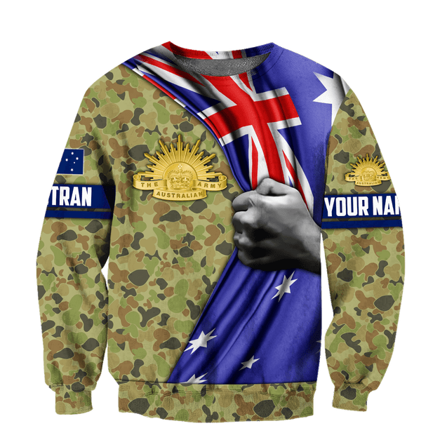 Premium Personalized Australian Army Flag 3D All Over Printed Unisex Shirts TN