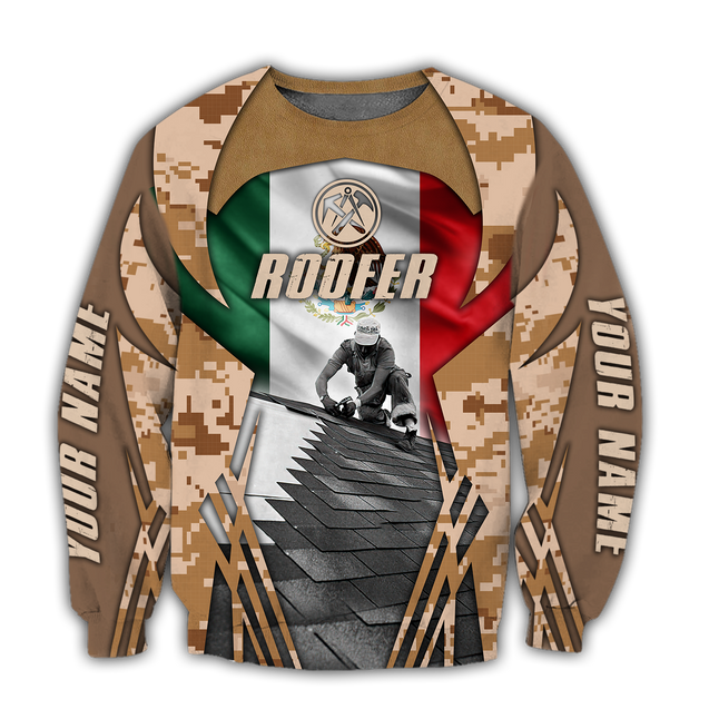 Premium 3D Printed Unisex Mexican Roofer Shirts MEI