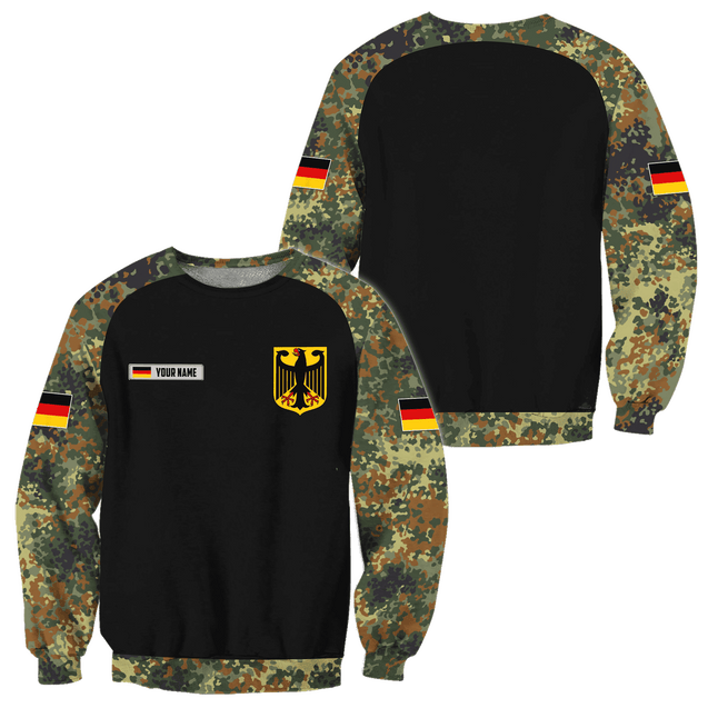 Personalized name German Army Hoodie 3D All Over Printed Unisex Shirts Pi10052104