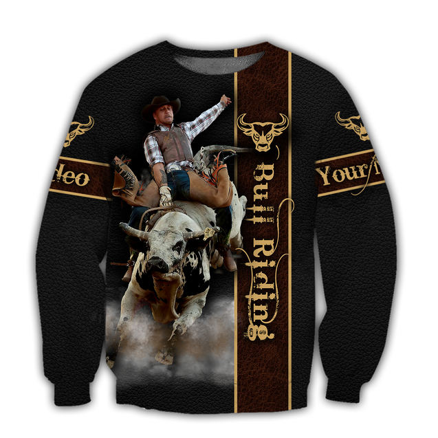 Personalized Name Bull Riding 3D All Over Printed Unisex Shirts Bull Rider Ver 5