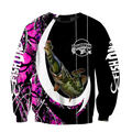 The great fish eats the small Country Girl Camo Hook 3d print shirts