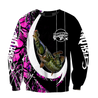 The great fish eats the small Country Girl Camo Hook 3d print shirts