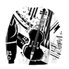 Violin Musical Instrument 3D All Over Printed Hoodie For Men And Women