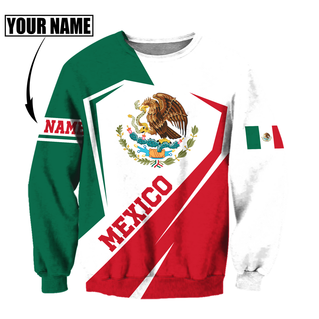 Mexico Hoodie Persionalized 3D All Over Printed Shirts