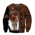 Horse Native American 3D All Over Printed Unisex Shirts