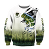 Custom name Bass fishing escape Skin camo 3D printed shirts