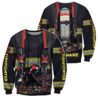 Customize Name Firefighter Hoodie For Men And Women TNA06052106