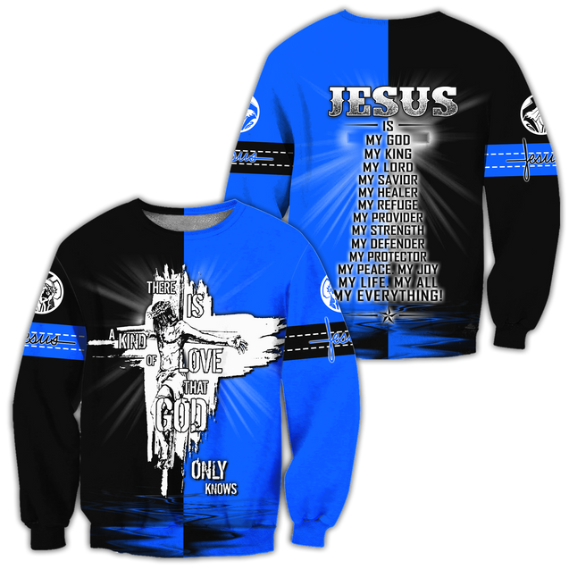 Jesus-There Is  A Kind Of Love That God Only Knows Jesus 3D All Over Printed Shirts