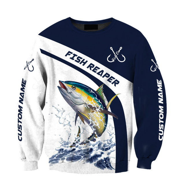 Custom name Tuna fishing design 3d print shirts