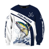 Custom name Tuna fishing design 3d print shirts