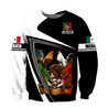 Personalized Name Rooster Mexico 3D All Over Printed Hoodie