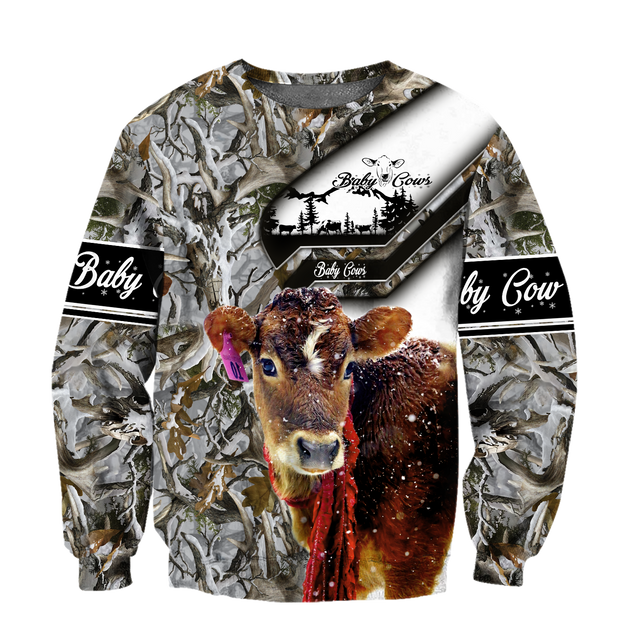 Cow 3d hoodie shirt for men and women DD11182003