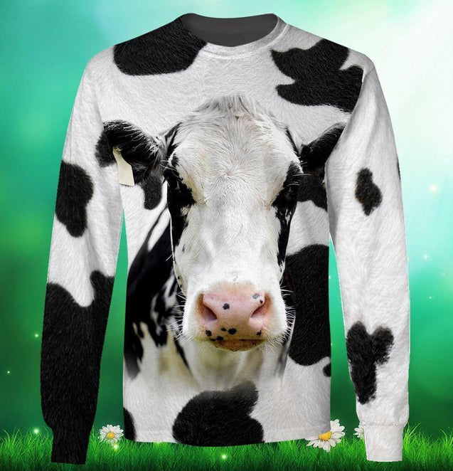 Premium Farmer Cow 3D All Over Printed Unisex Shirts