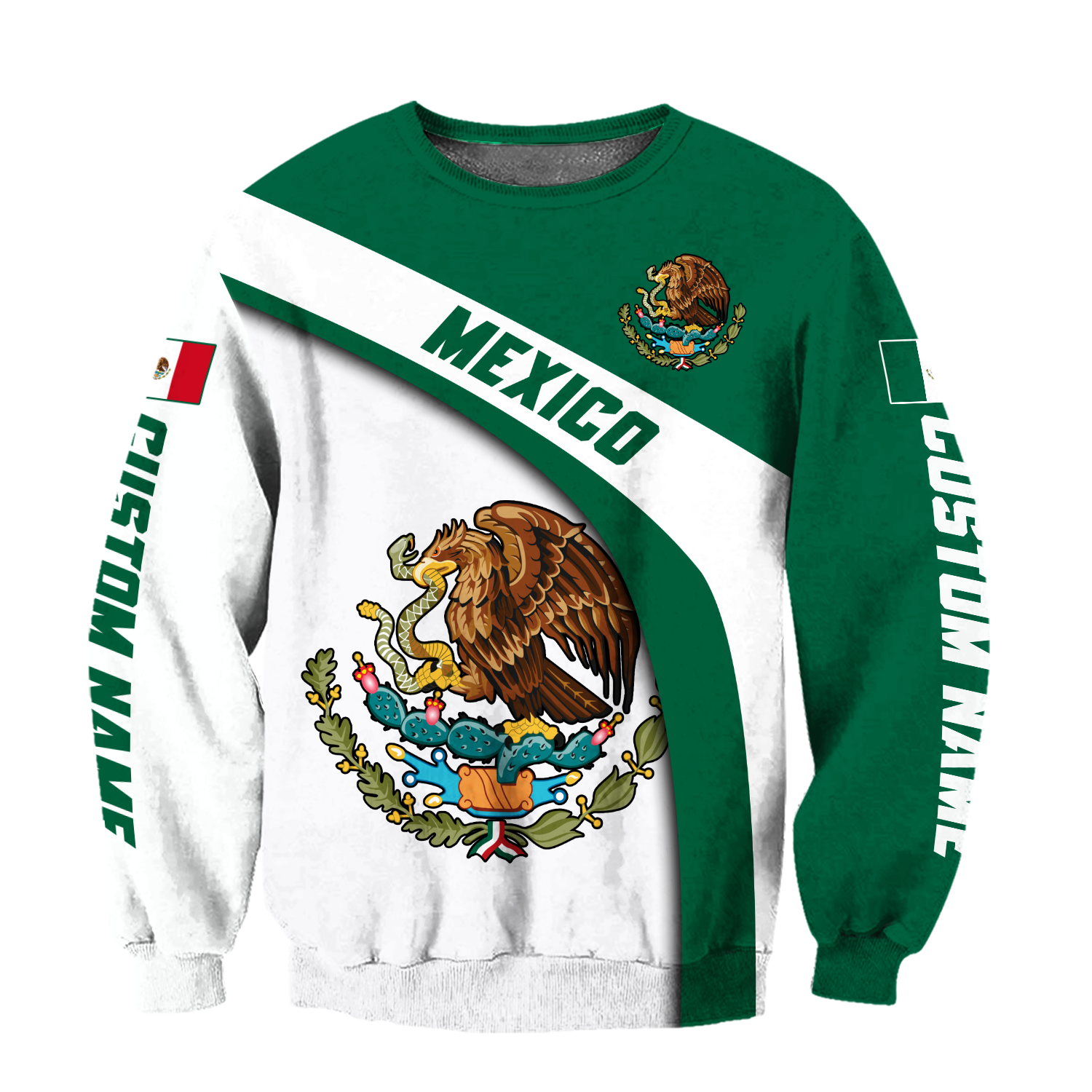 Personalized Mexican 3D All Over Printed Unisex Hoodie