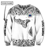 Amazing Polynesian Personalized Samoa Map Tattoo Unisex Deluxe Hoodie ML