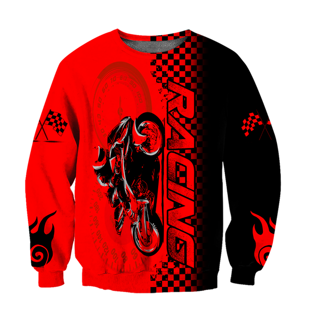 Motorcycle Racing 3D All Over Printed Unisex Shirts Let's Go Racing