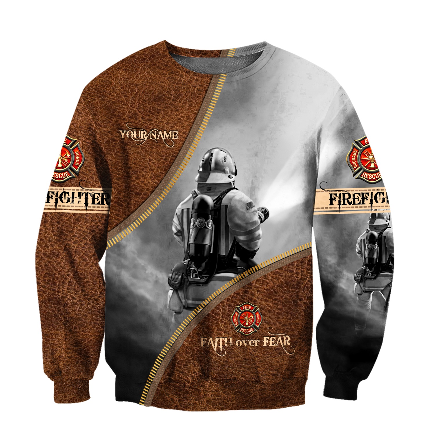 Customize Name Silent Warrior Firefighter Hoodie For Men And Women MH06022101