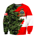 Canadian Air Force Veteran 3D All Over Printed Shirts  MH10032109