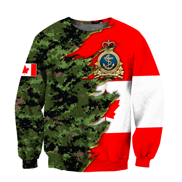 Canadian Air Force Veteran 3D All Over Printed Shirts  MH10032109