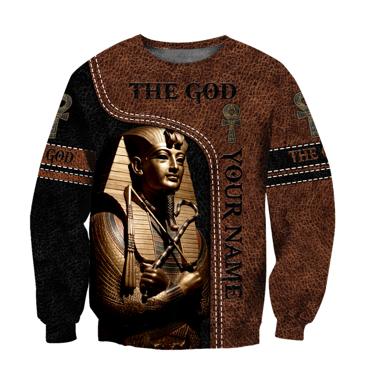 Custom name Pharaoh The God Ancient Egypt 3D design print shirts