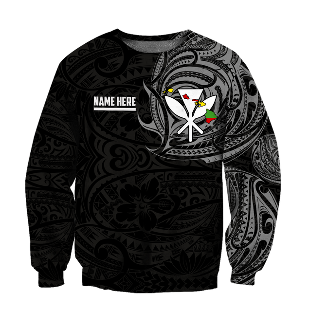 Kanaka Polynesian Hawaii Personalized Name 3D Unisex Shirt