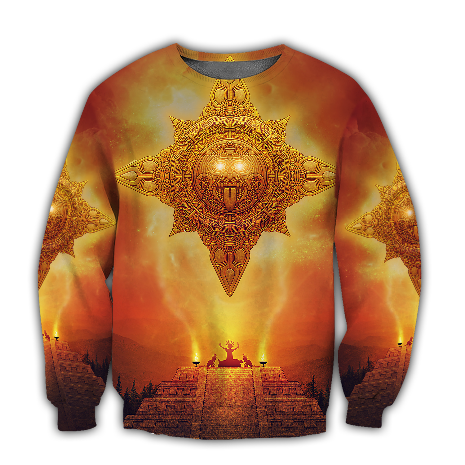 Aztec Mexican 3D All Over Printed Hoodie