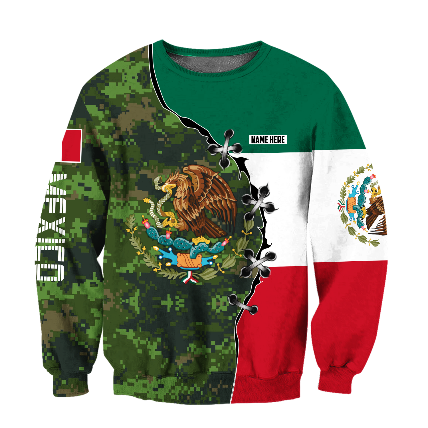 Personalized Mexican Hoodie 3D All Over Printed  Unisex Hoodie