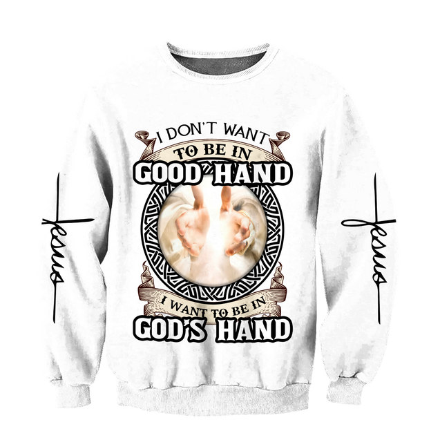 Premium Unisex Hoodie Easter Day Christian Jesus Hand Of God No59 ML