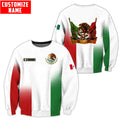 Personalized Name Mexican 3D All Over Printed Hoodie