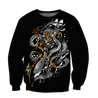 Premium Unisex Hoodie Kraken Octopus And Poseidon ML