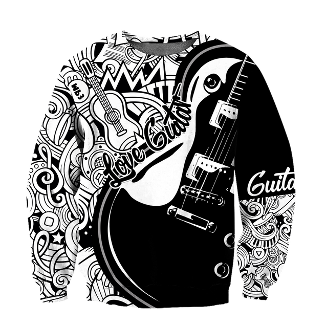 Love Guitar All Over Printed Unisex Shirts