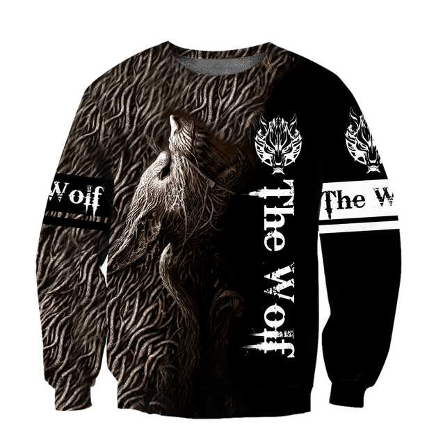 Premium Unisex Hoodie Fenrir Viking Wolf ML