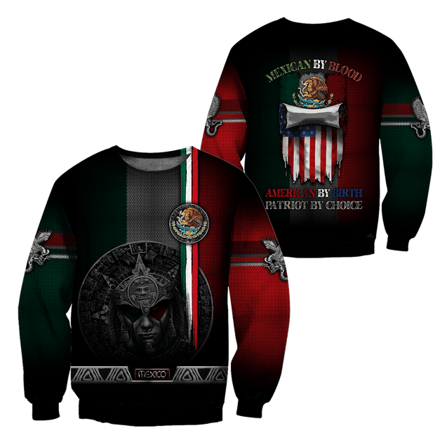 Mexcian By Blood 3D All Over Printed Unisex Shirts