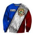 Customize Name Coat Of Arms Puerto Rico Soldier Hoodie For Men And Women