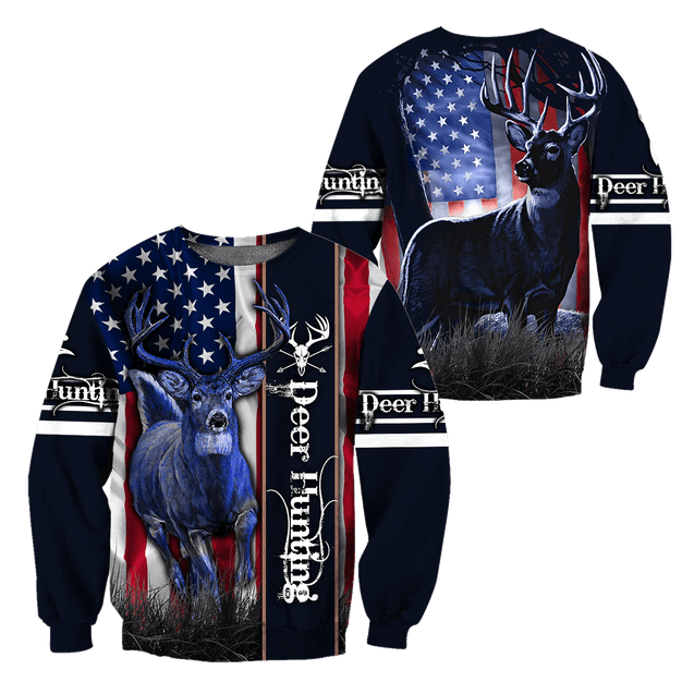 American Deer Hunting 3D All Over Printed Unisex Shirts