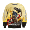 Honor the Fallen Memorial Day US Veteran 3D All Over Printed Unisex Hoodie HHT20052106