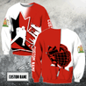 3D All Over Printed Hockey Canada Unisex Shirts VP25022102 Custom Name XT