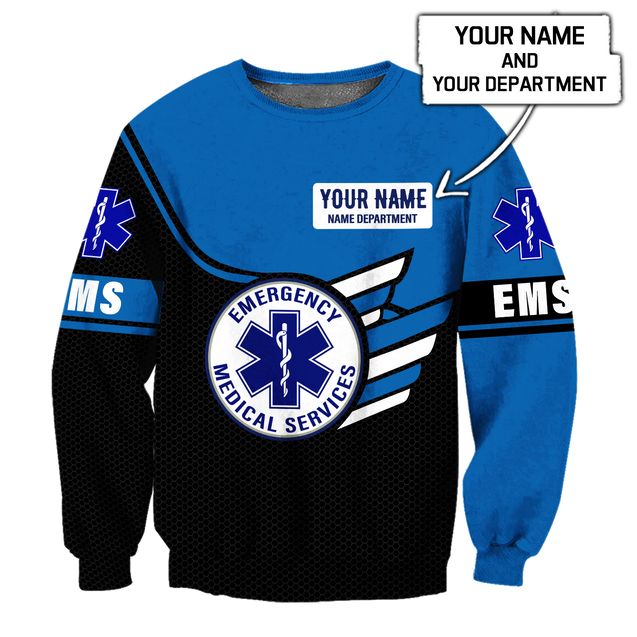 Personalized Name EMS 3D All Over Printed Unisex Shirts Ver 5