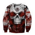 Mexican Skull 3D All Over Printed Unisex Hoodie