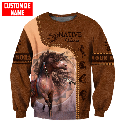 Customized Name Native American 3D All Over Printed Shirts for Women