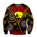 Australian Aboriginal Flag Didgeridoo 3D printed shirts