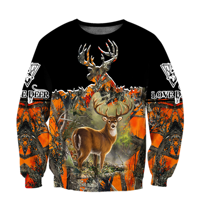 Love Deer 3D All Over Printed Shirts