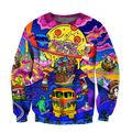 Trip To Galaxy Hippie Guys 3D All Over Printed Hoodie Shirts For Men And Women MH08122005HH