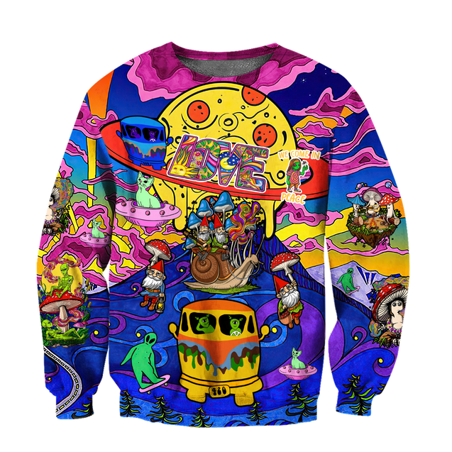 Trip To Galaxy Hippie Guys 3D All Over Printed Hoodie Shirts For Men And Women MH08122005HH